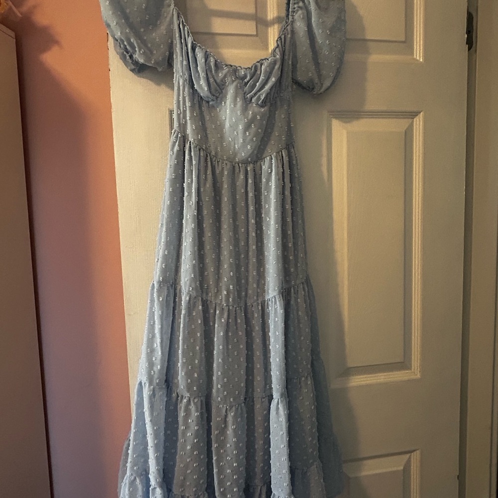 Shein Blue Spring/Summer Maxi Dress S